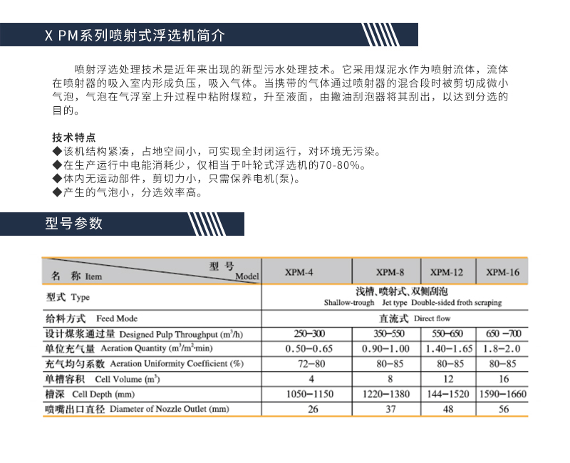X-PM系列喷射式浮选机