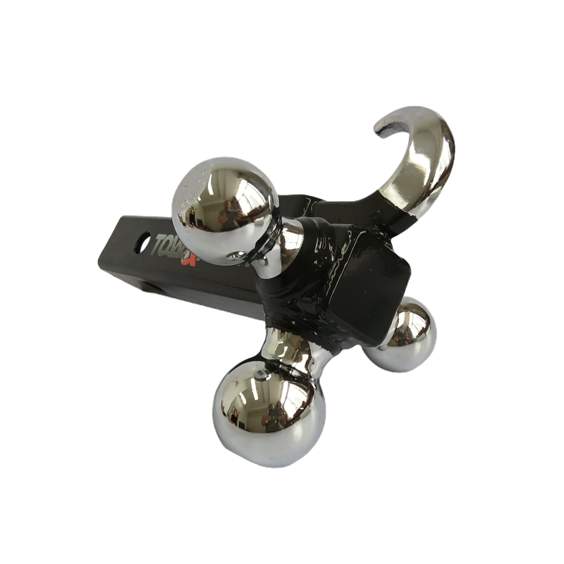 Triple Chrome Ball Mount with Tow hook