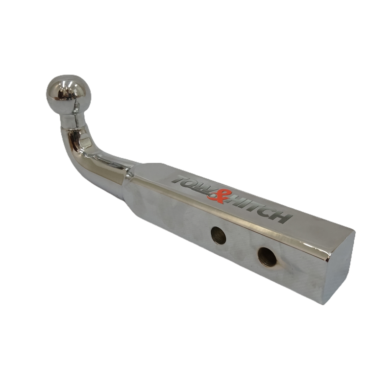 BH-CHROME-2DROP | Chrome Trailer Hitch Ball Mount (2" Drop, 2" Ball, 2" Receiver)
