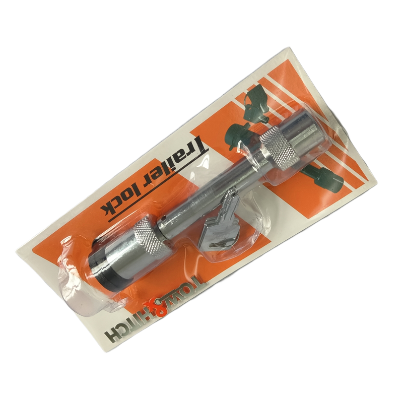 Chrome Trailer Hitch Receiver Lock