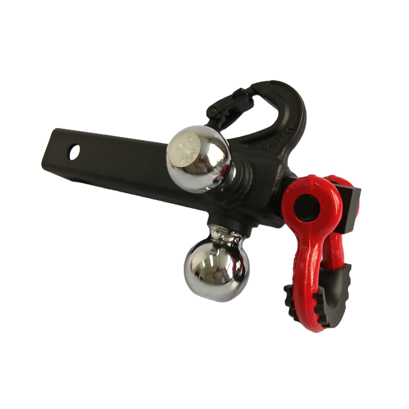 Triple Ball Mount with Pintle Hook & Recovery Shackle
