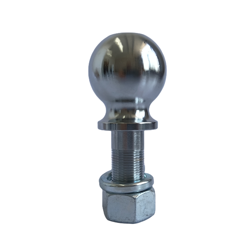 2-5/16" extra heavy duty trailer ball with 1-1/4" threaded shank mounting nut and washer 14000 lbs GTW
