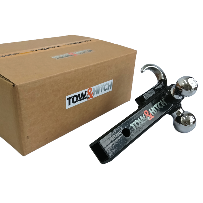 Triple Chrome Ball Mount with Tow hook