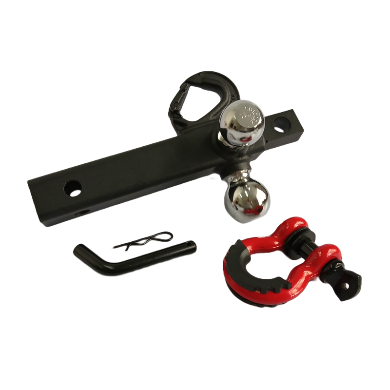 Triple Ball Mount with Pintle Hook & Recovery Shackle