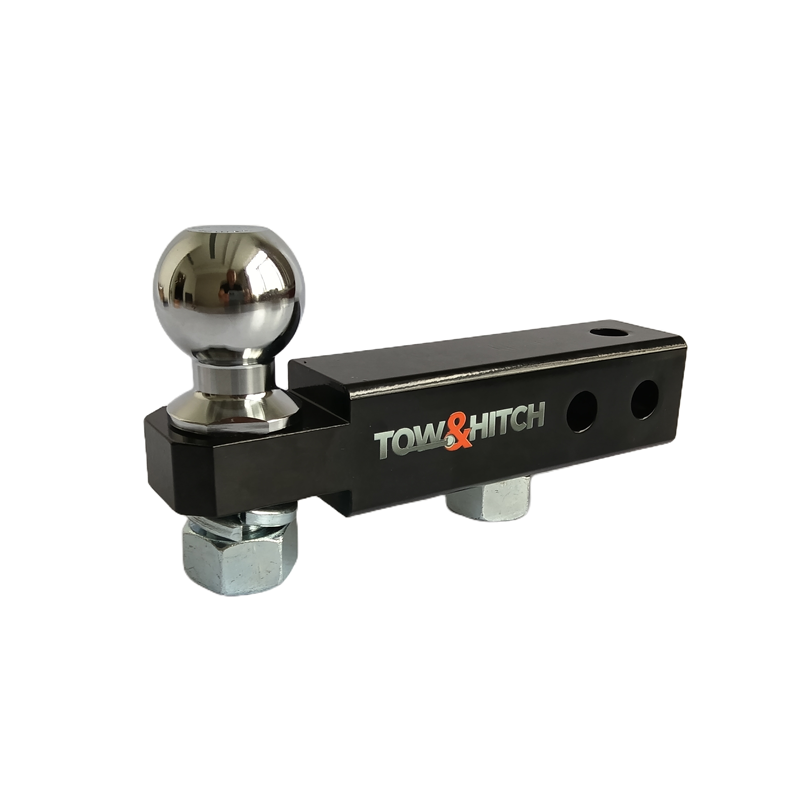TOW&HITCH Trailer Hitch Ball Mount with Chrome Ball