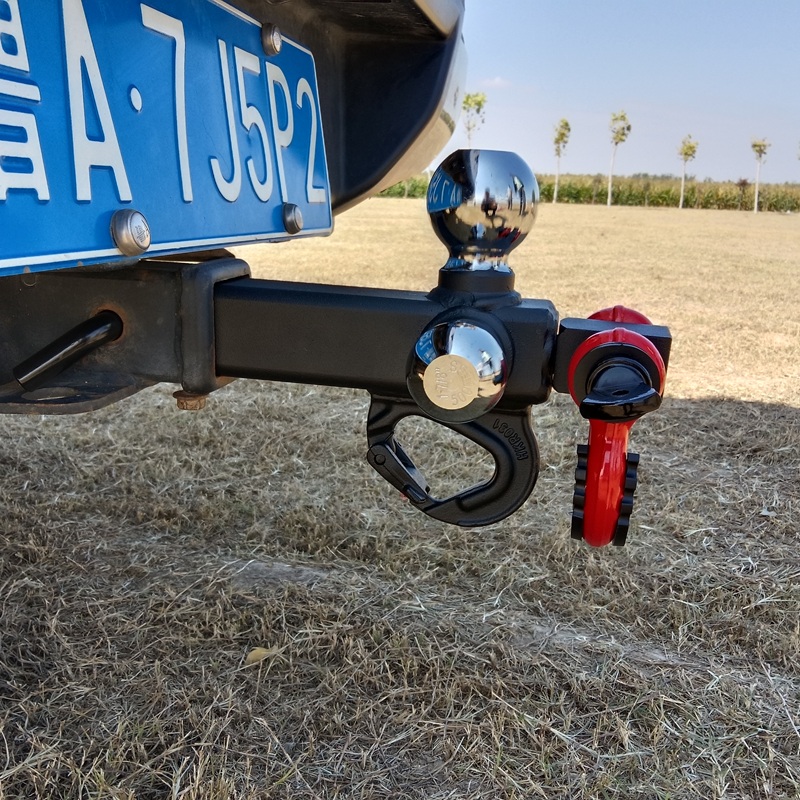 Triple Ball Mount with Pintle Hook & Recovery Shackle
