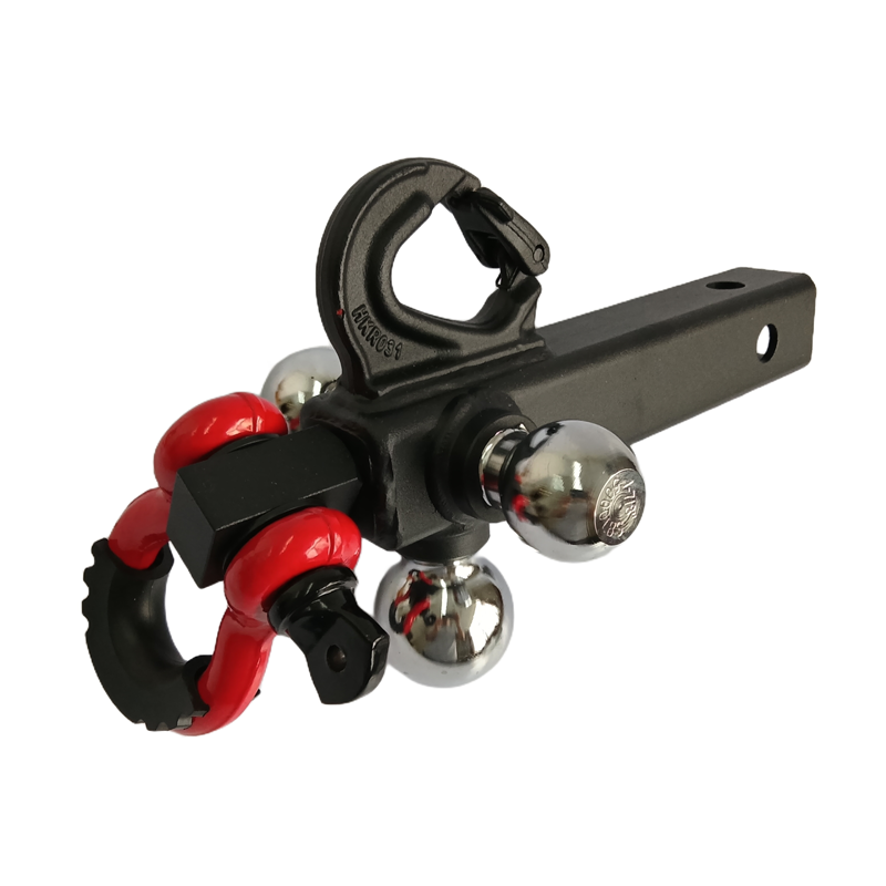 Triple Ball Mount with Pintle Hook & Recovery Shackle