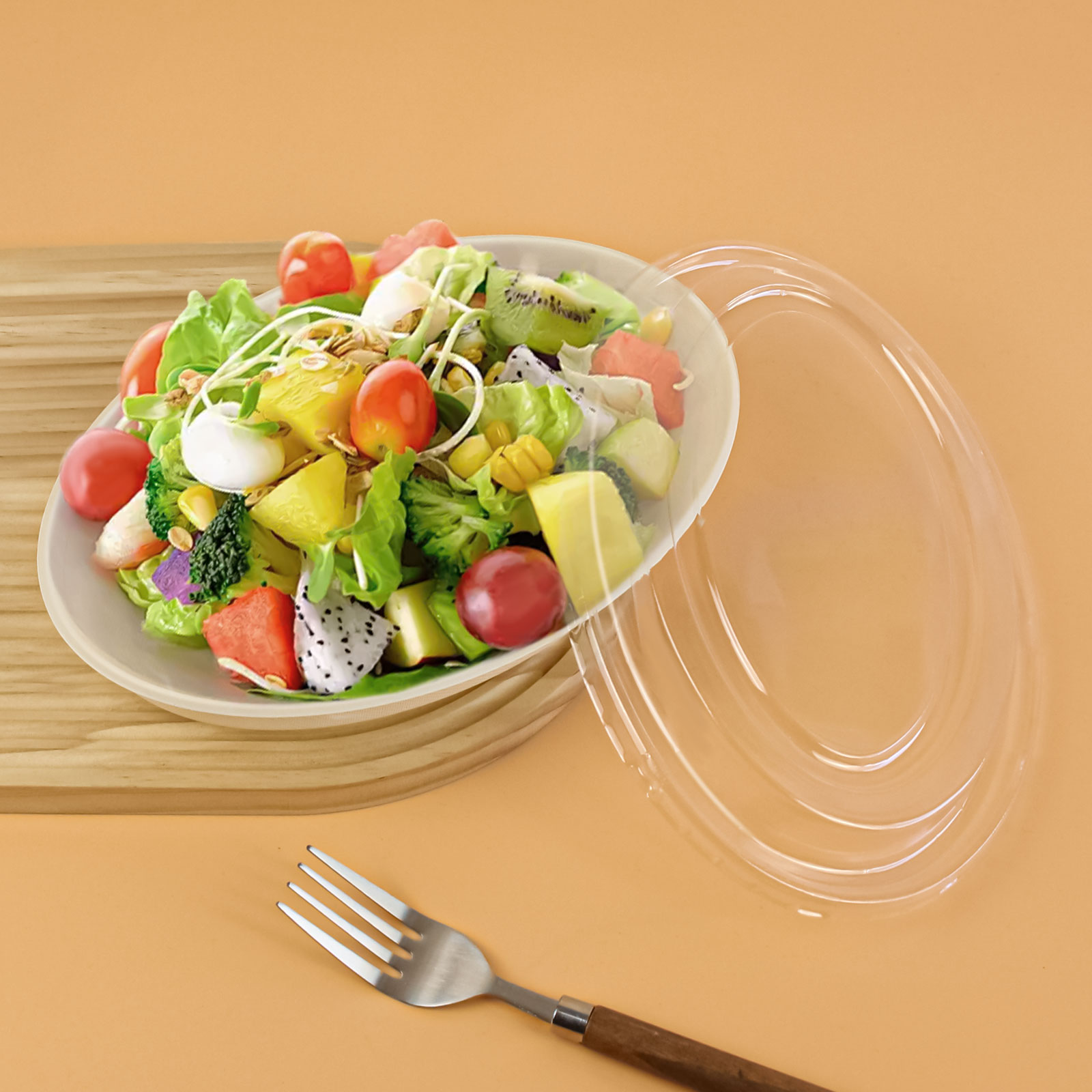 Salad Container with Lid