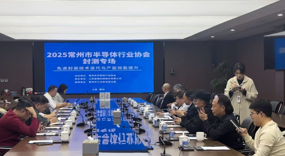 共话先进封装与产业链协同 ——常州市半导体行业协会封测专场活动在宏微科技成功举办