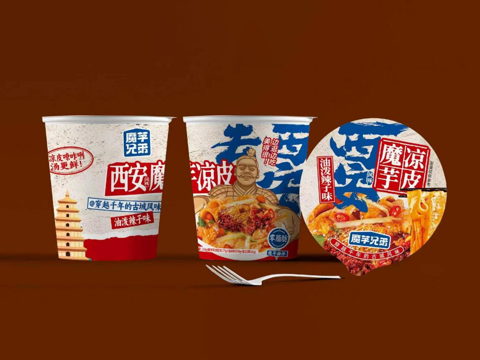 西安魔芋凉皮（麻酱味）