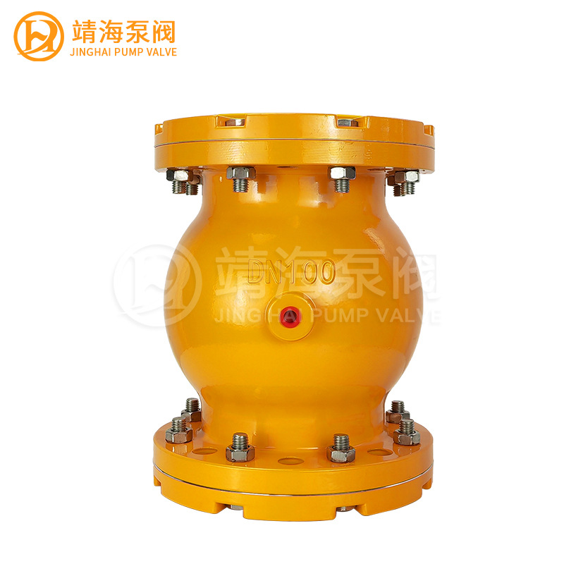 A瀞海GJ841X-6L法兰耐磨VF气动夹管阀挤压箍断浆料管夹阀 气囊阀