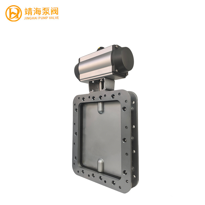 优质方形气动粉尘蝶阀工业除尘管道烟道通风蝶阀法兰式风量调节阀