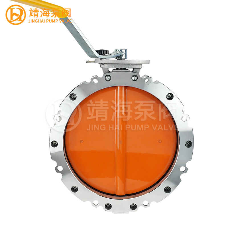 瀞海搅拌站SV2FS手柄水泥粉体蝶阀SV1FS聚氨酯板 手动粉尘蝶阀