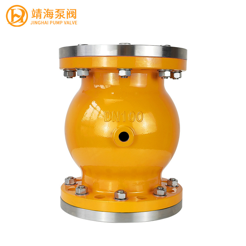A瀞海GJ841X-6L法兰耐磨VF气动夹管阀挤压箍断浆料管夹阀 气囊阀
