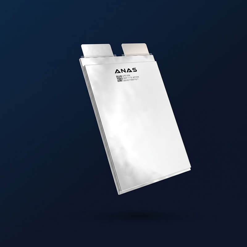 ANAS FE50K 3.2V 50Ah LFP Pouch Battery Cell (100A 2C Continuous Discharge)