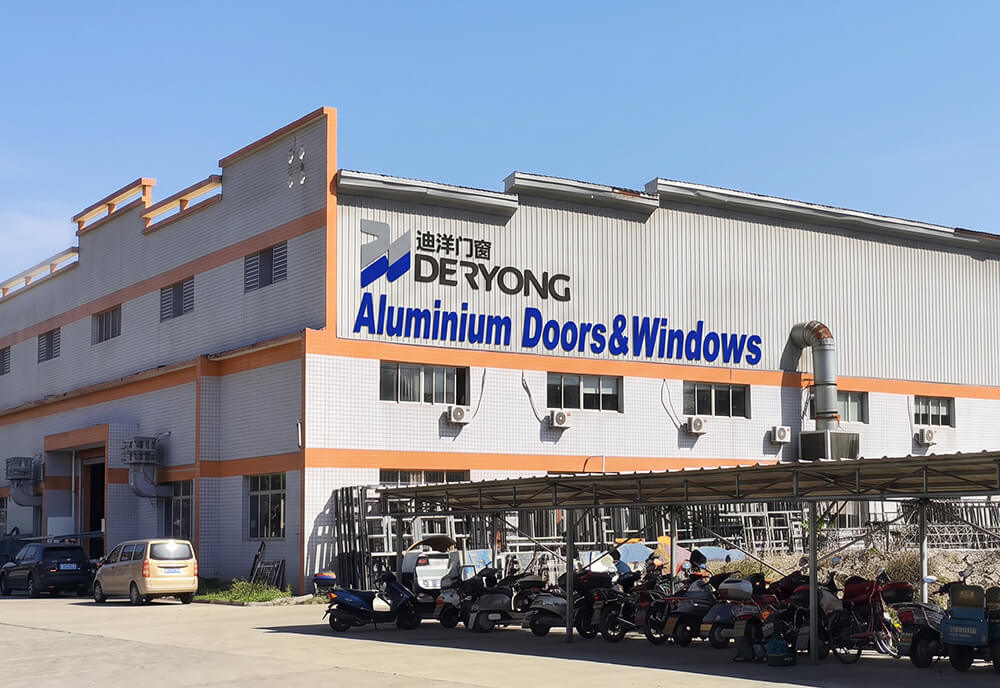 Front view of the modern factory facility in Nanan, Fujian