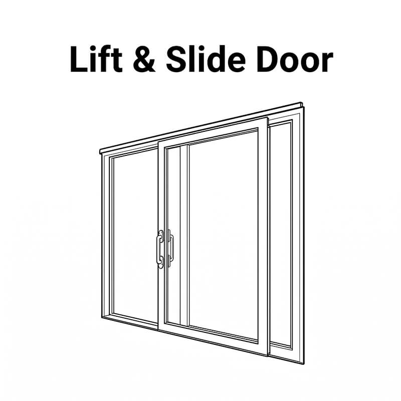 Custom Aluminum Lift & Slide Doors for Large Openings | Factory Direct
