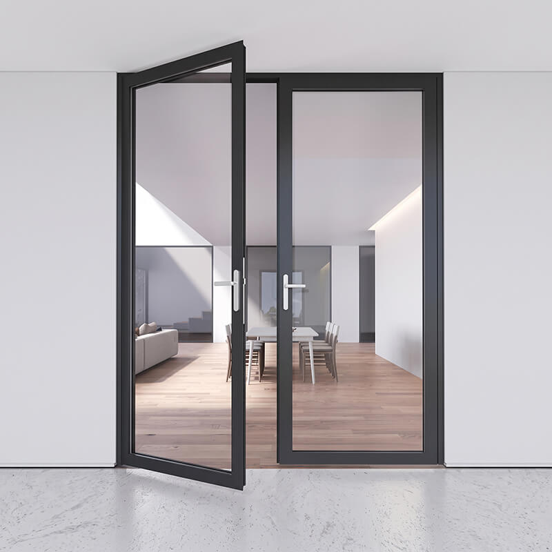 Custom Aluminum Hinged Doors (Single & Double Entry Doors) | Factory Direct