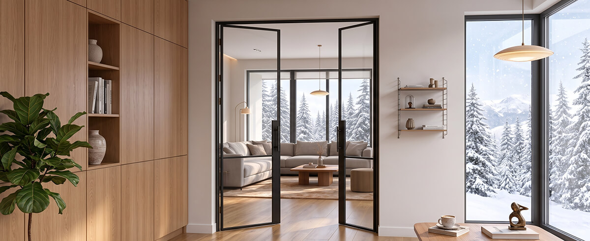 luxury-villa-double-aluminum-hinged-french-doors