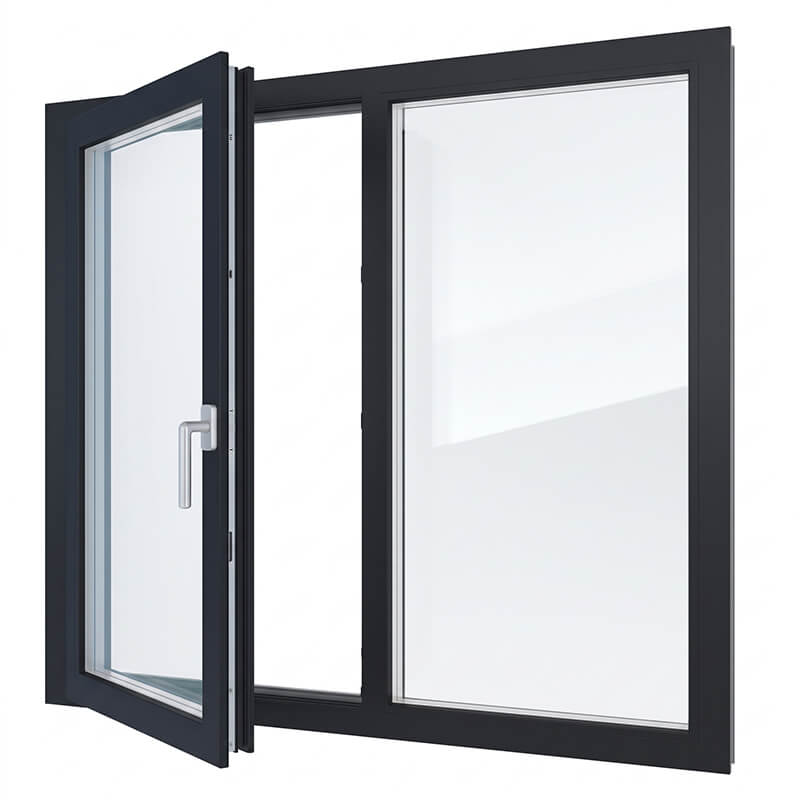 Custom Aluminum Casement Windows (Outward Opening) | Factory Direct
