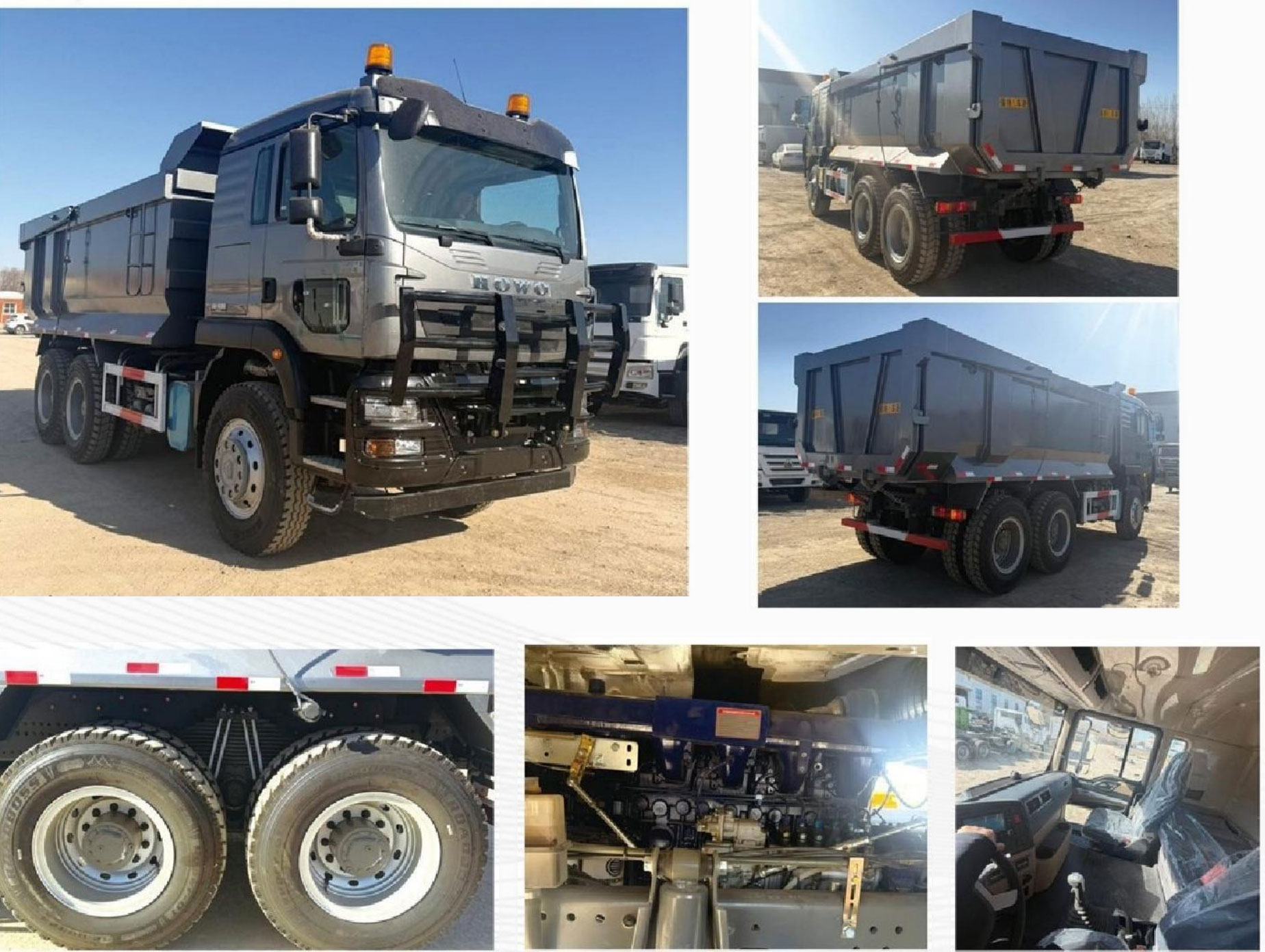 豪沃 TX6x4 U 型自卸车 HOWOTX 6x4 U-Shaped Dump Truck
