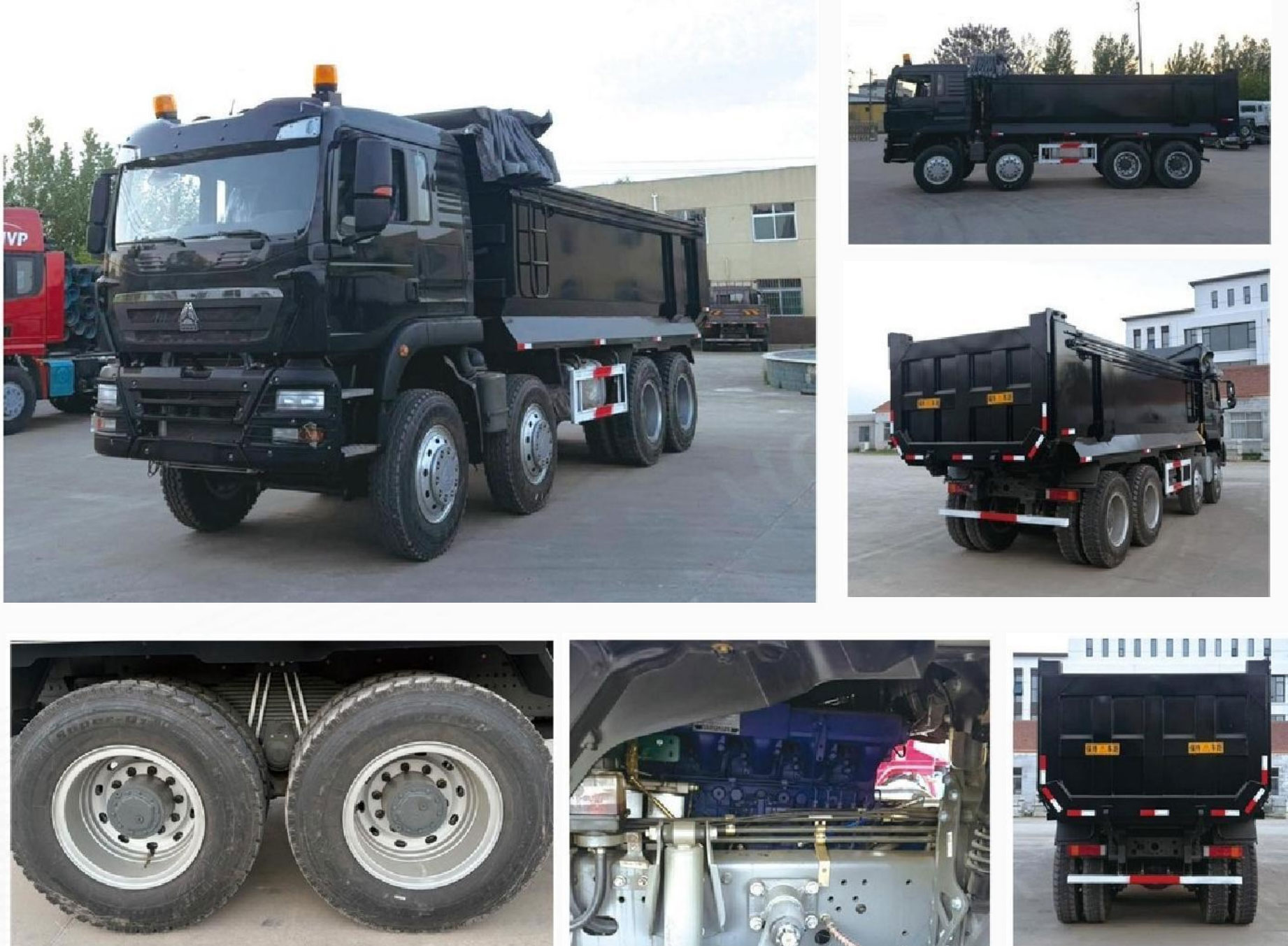 豪沃 TX8x4 U 型自卸车 HOWOTX 8x4 U-Shaped Dump Truck