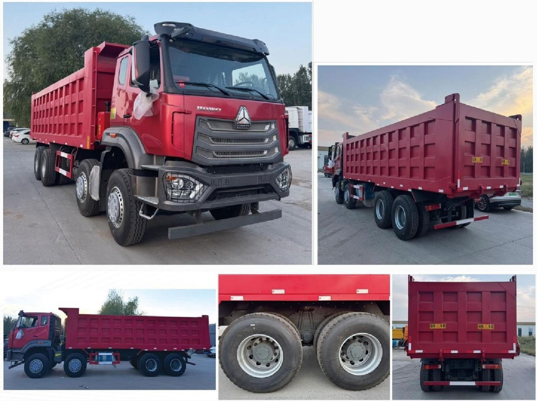 豪沃 NX8x4 自卸车 HOWO NX 8x4 Dump Truck