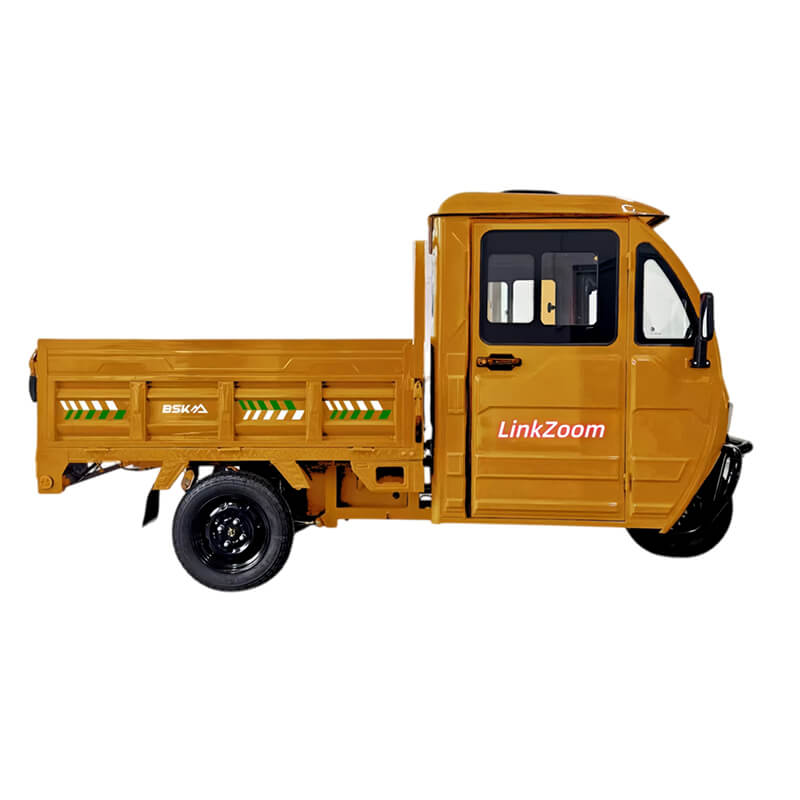 A31 Fully Enclosed Electric Cargo Tipping Tricycle, 745kg Payload, 2000W 72V Cabin Tipper