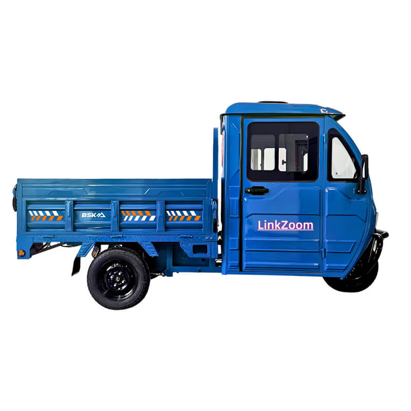 A31 Fully Enclosed Electric Cargo Tipping Tricycle, 745kg Payload, 2000W 72V Cabin Tipper