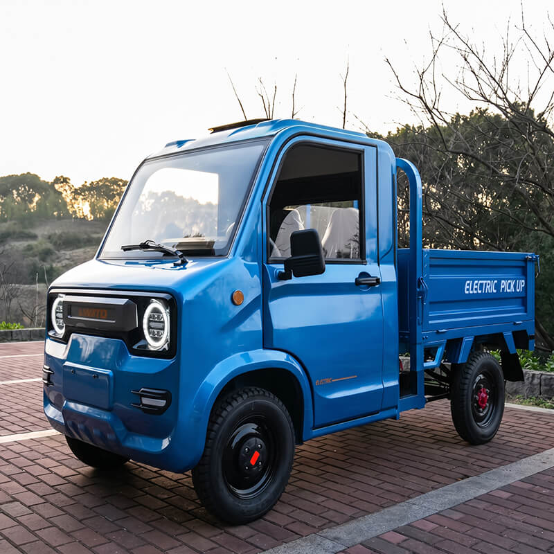 A41 EEC Adult 4-Wheel Electric Cargo Truck, 2000W 72V 100Ah, 800kg Payload Hydraulic Tipper Car