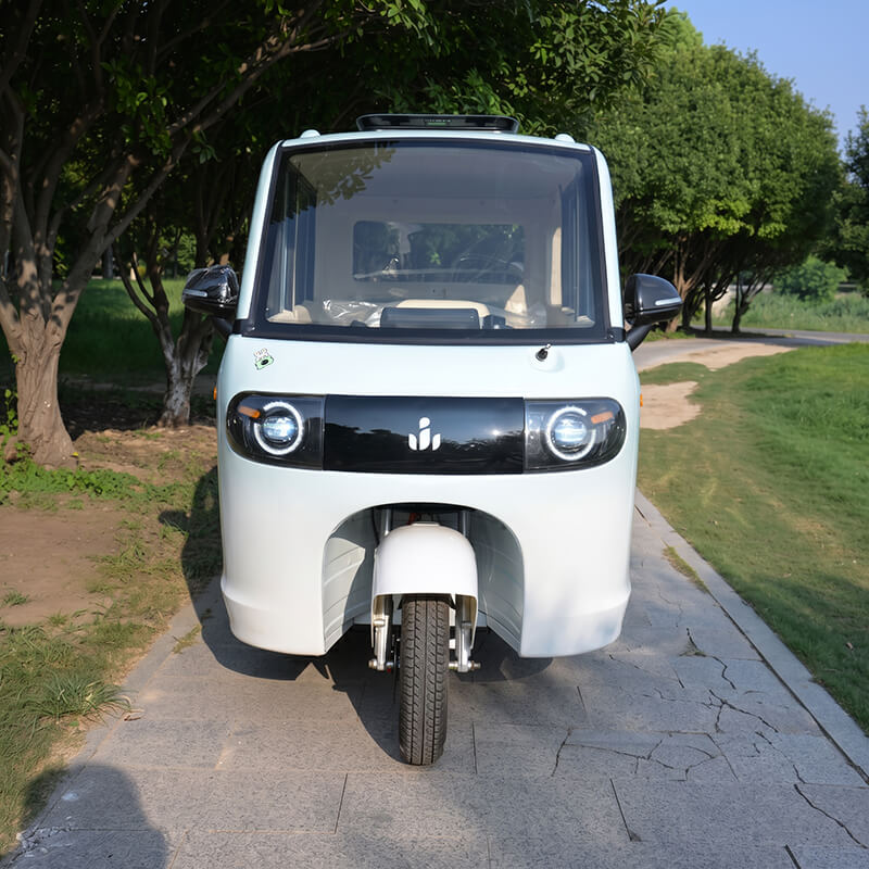 G7 Enclosed Cabin Electric Tricycle, Adult Passenger 3 Wheeler for Family Commute
