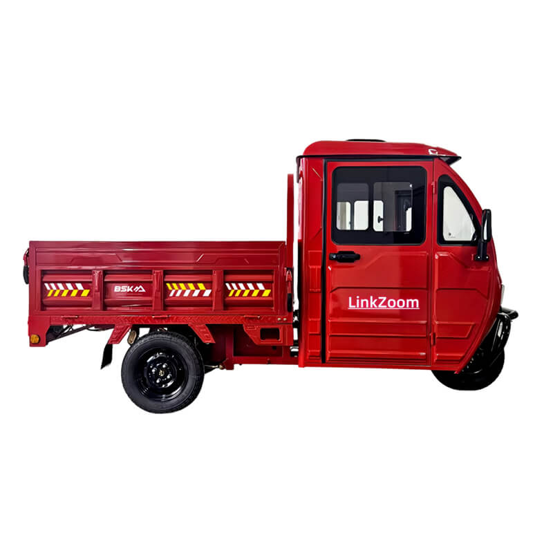 A31 Fully Enclosed Electric Cargo Tipping Tricycle, 745kg Payload, 2000W 72V Cabin Tipper