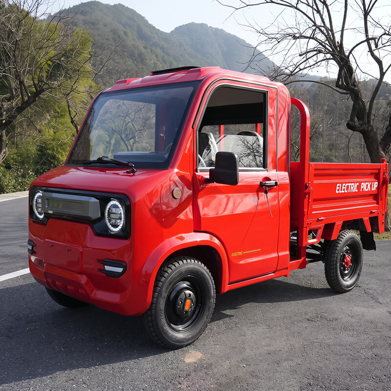 A41 EEC Adult 4-Wheel Electric Cargo Truck, 2000W 72V 100Ah, 800kg Payload Hydraulic Tipper Car