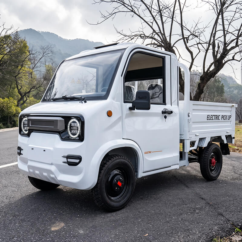 A41 EEC Adult 4-Wheel Electric Cargo Truck, 2000W 72V 100Ah, 800kg Payload Hydraulic Tipper Car