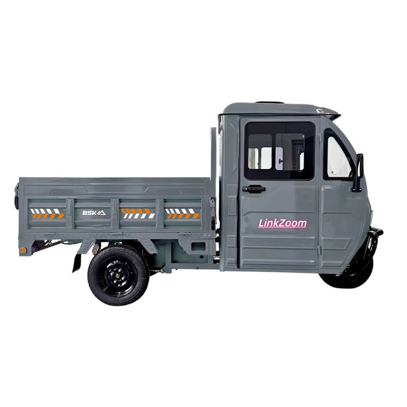 A31 Fully Enclosed Electric Cargo Tipping Tricycle, 745kg Payload, 2000W 72V Cabin Tipper