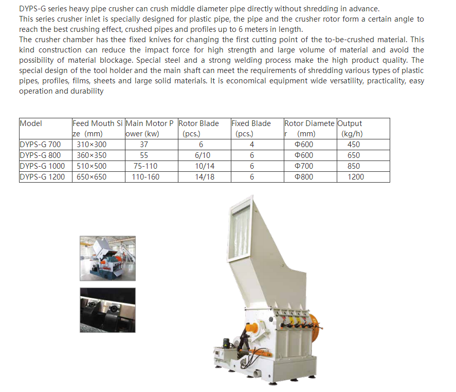 DYPS-G Series Heavy Pipe Crusher-1