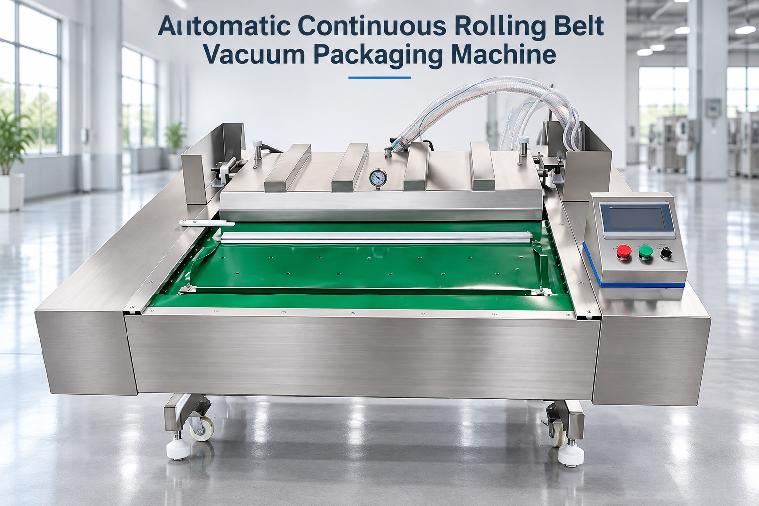 Rolling Vacuum Packing Machine | Automatic Continuous Conveyor Vacuum Sealer