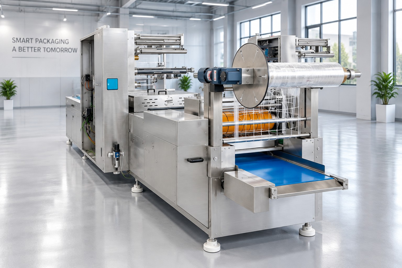 Thermoforming Vacuum Packaging Machine | Automatic Rollstock Vacuum Packing Equipment