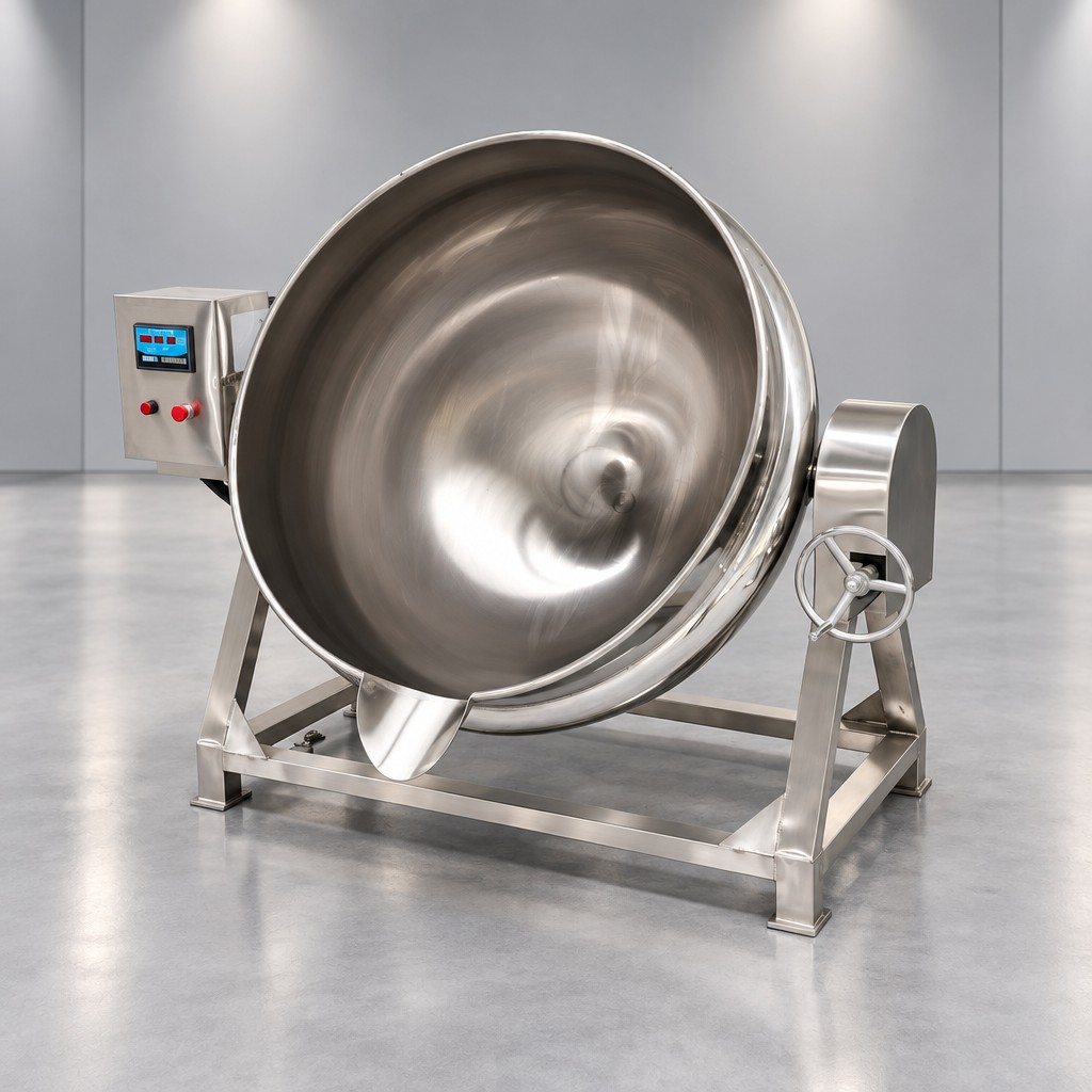 Electric & Steam Jacketed Kettle | Food Grade Cooking Kettle for Food Processing