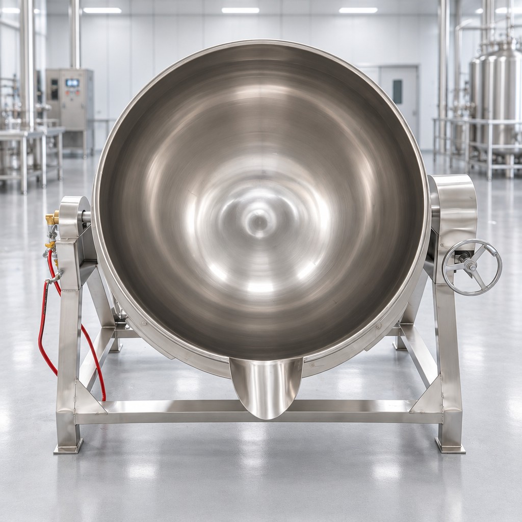 Electric & Steam Jacketed Kettle | Food Grade Cooking Kettle for Food Processing